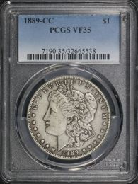 1889 CC Morgan Silver Dollar | NGC | XF45 | In Holder