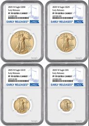 Proof Gold American Eagle | 4-coin Set | PF-70 Quality 