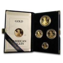 Four-Coin Gold American Eagle Proof Sets (Back-Dates)