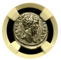 Septimus Severus Silver Denarius NGC Extremely FineSeptimus Severus Silver Denarius NGC Extremely Fine