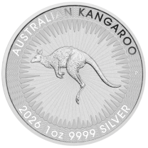 Silver Australian Kangaroos | Reverse