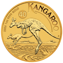 1-oz. Gold Australian Kangaroo Coins | Obverse