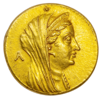 Arsinoe II | Octodrachm | CH-AU 5x3 | Obverse